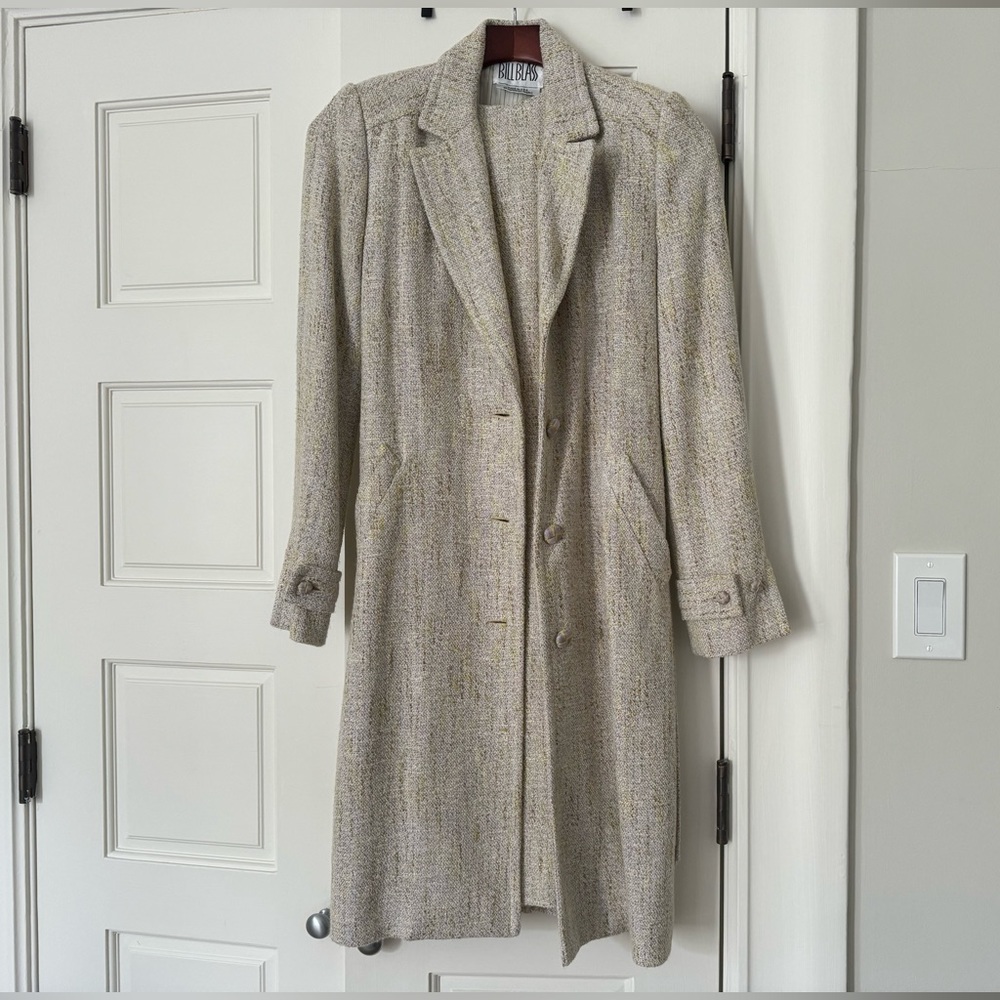 Bill Blass Dress and Coat Set